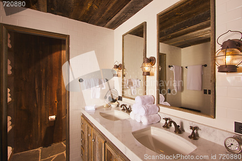 Image of Rustic Bathroom
