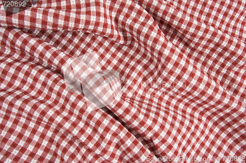 Image of Red and White Picnic Blanket