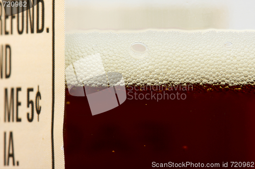 Image of Close-up of Beer Bottle