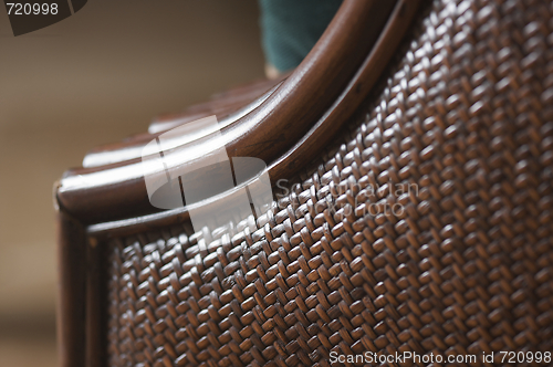 Image of Abstract Rattan Weave Background