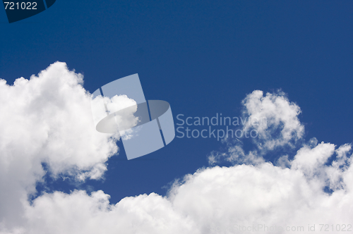 Image of White Cumulus Clouds