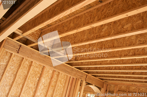 Image of Construction Home Framing Abstract