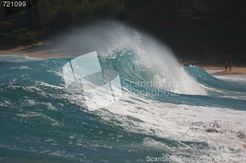 Image of Dramatic Shorebreak Wave