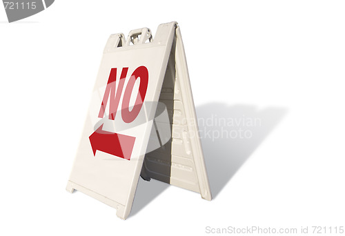 Image of No Tent Sign