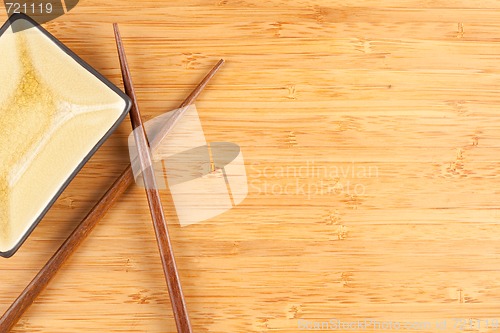 Image of Bamboo Textured Surface Background