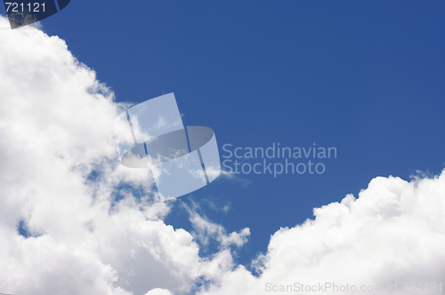 Image of White Cumulus Clouds