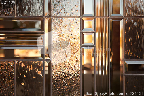 Image of Beautiful Beveled Glass Window