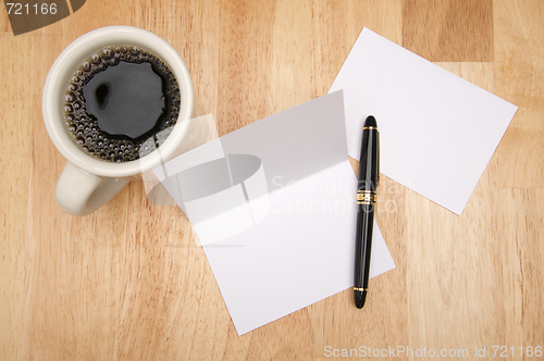 Image of Note Card & Coffee