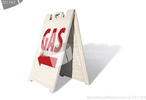 Image of Gas Tent Sign
