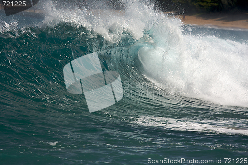 Image of Dramatic Shorebreak Wave