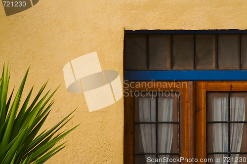 Image of Abstract close-up of Wall and Patio Door