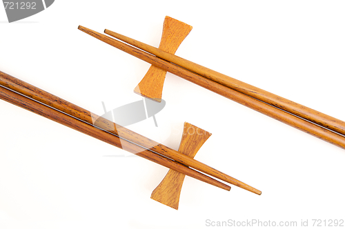 Image of Chopsticks on White