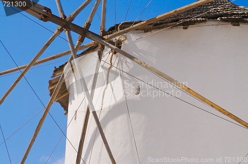 Image of Windmill on Santorini Greece
