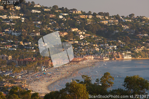 Image of Crowded Day At The Beach