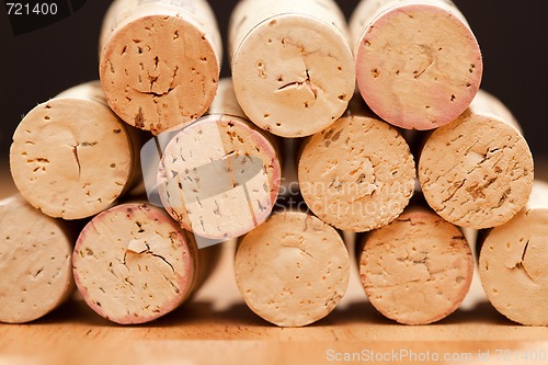Image of Stack of Wine Corks