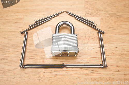 Image of House of Nails with Lock