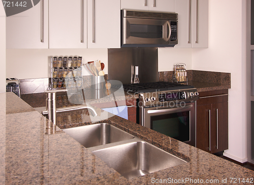 Image of Modern Apartment Kitchen