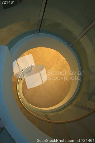 Image of Majestic Spiral Staircase Abstract