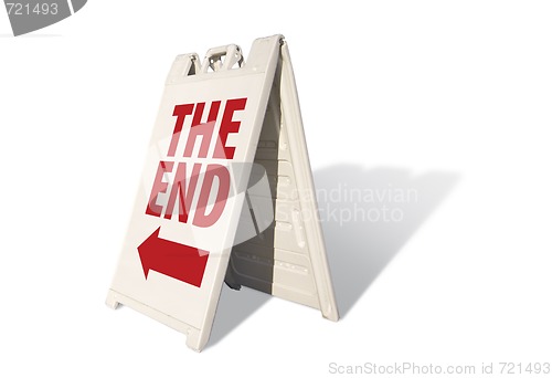 Image of The End Tent Sign