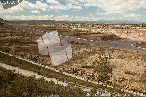 Image of Construction Lot On Hold During Recession