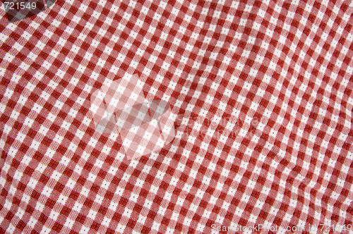 Image of Red and White Picnic Blanket