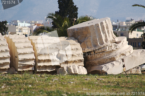 Image of Ancient Fallen Roman Column