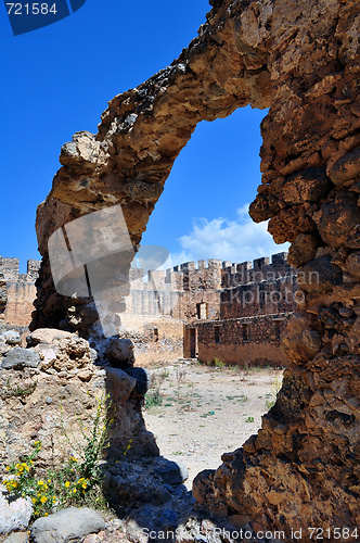 Image of Frangocastello castle.