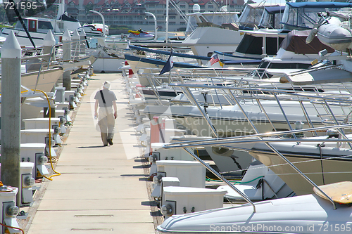 Image of Walking Down the Dock