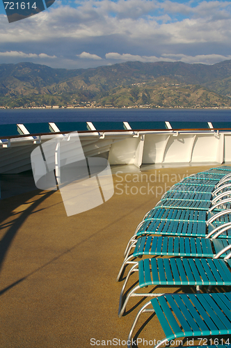 Image of Cruise Ship Deck Abstract