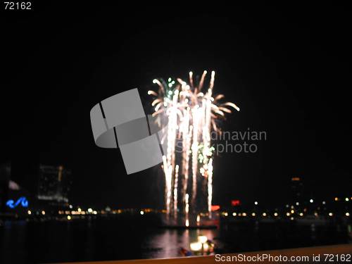 Image of Baltimore Harbor Fireworks