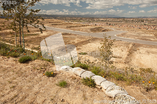 Image of Construction Lot On Hold During Recession