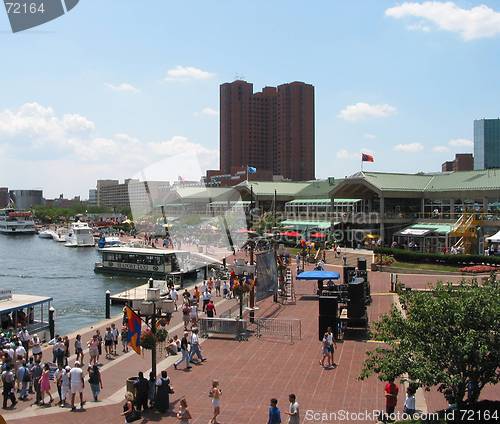 Image of Baltimore Harbor 4th of July