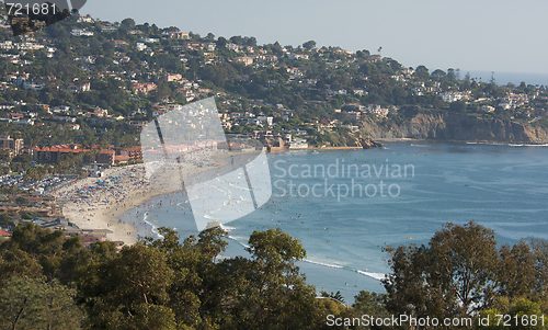 Image of Crowded Day At The Beach