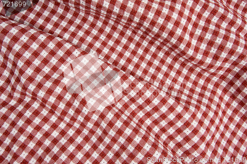 Image of Red and White Picnic Blanket