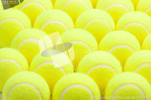 Image of Group of Tennis Balls