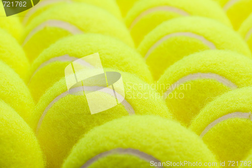 Image of Group of Tennis Balls