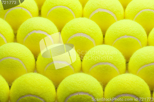 Image of Group of Tennis Balls