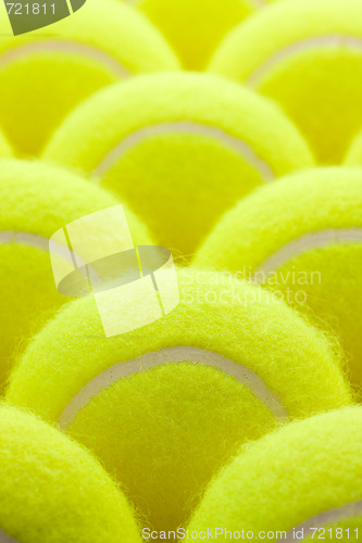 Image of Group of Tennis Balls