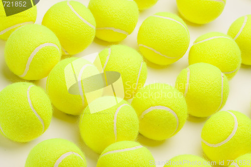 Image of Group of Tennis Balls