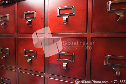 Image of Lustrous Wooden Cabinet