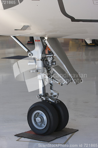 Image of Detail of Jet Landing Gear