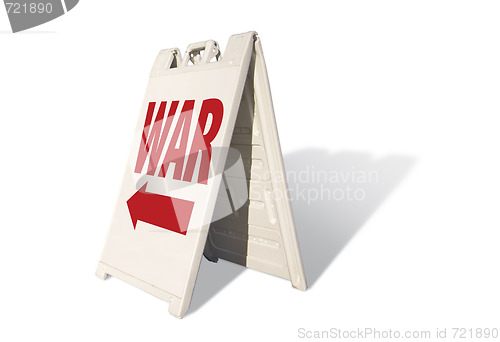 Image of War Tent Sign