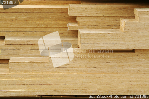 Image of Stack of Construction Wood