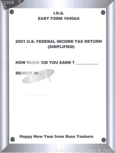 Image of Easy Income Tax Form