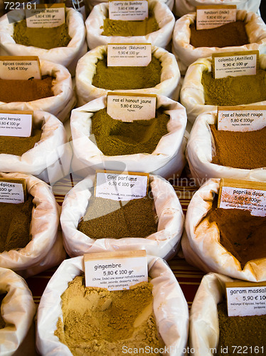 Image of Different spices