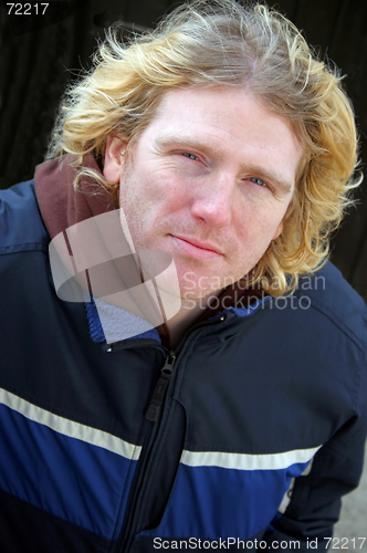 Image of Attractive blond man