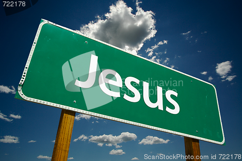 Image of Jesus Road Sign