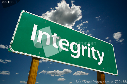 Image of Integrity Road Sign