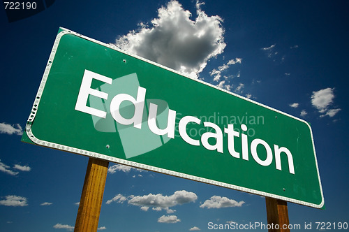 Image of Education Road Sign