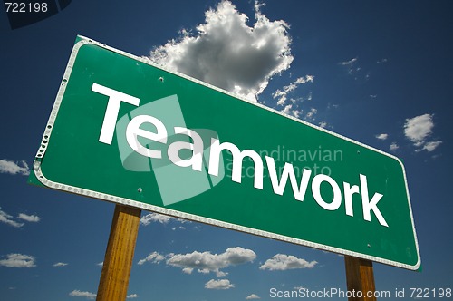 Image of Teamwork Road Sign